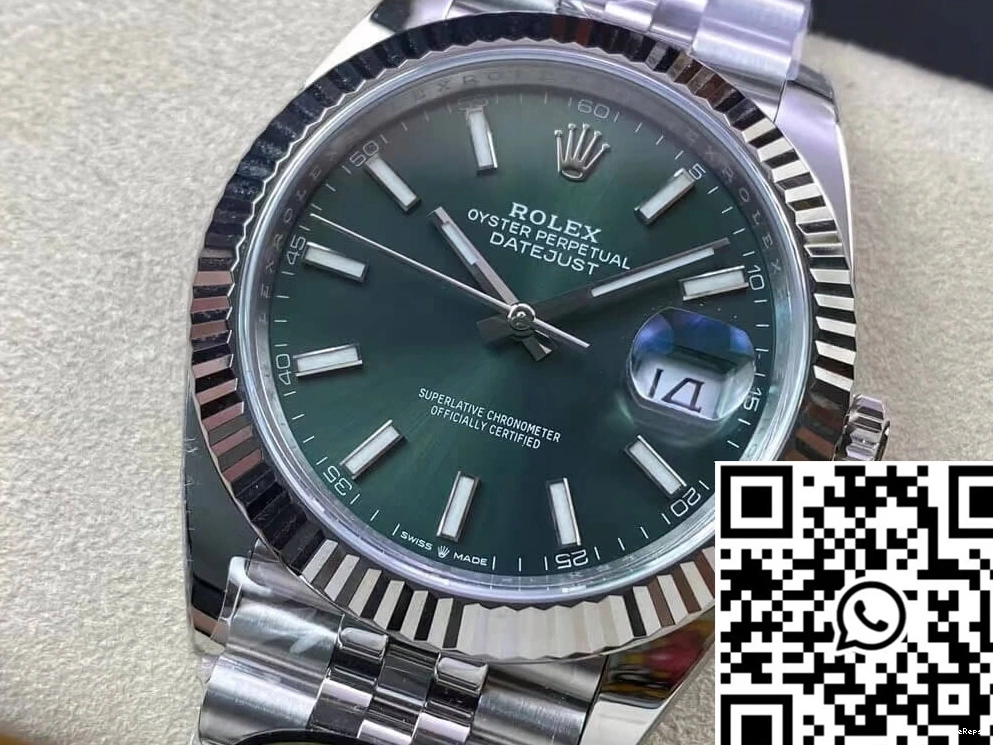 Factory Rolex Green Mint Clean M126334-0027 Datejust Dial 0727